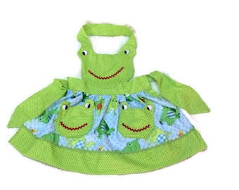 Child Frog Apron Size 4