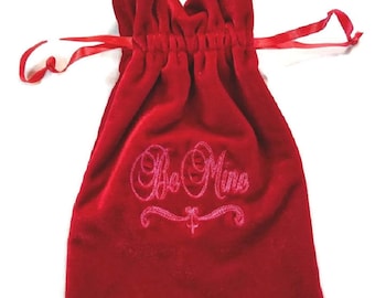 Valentine Red Velvet Gift Bag