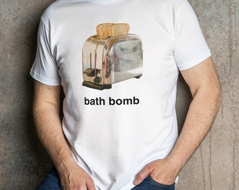 Camiseta de bomba de baño, camiseta inspiradora, camiseta de amor propio, camiseta de moda, camiseta divertida, camiseta de bomba de baño, regalo para amigos