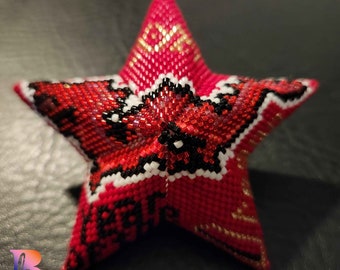 TUTORIAL - 3D Peyote Star - 2024 Chinese Lunar New Year - Year of the Dragon 18 row star