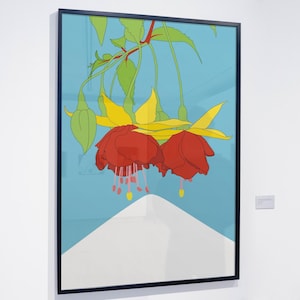 日本のウォールアート、ボヘミアン ウォールアート、植物のプリント、ライトブルーのウォールアート、冬の装飾、フラワーマーケットのプリント、デジタルアート、ダウンロード可能なアート