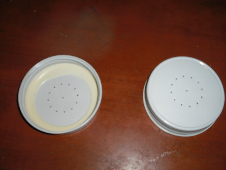2 Bee Feeder Jar Lid Caps Beekeeping Beehive Bees Free Etsy