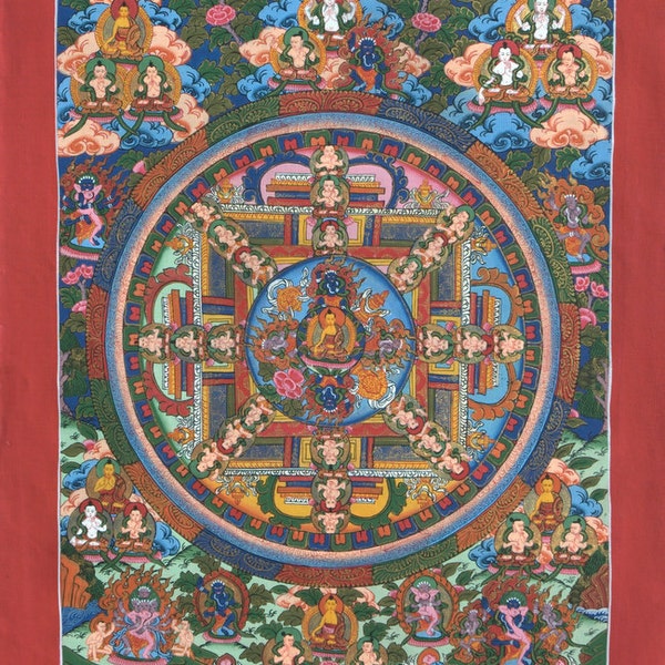 Original Hand Painted Mandala from Nepal