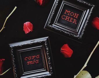 Cara Mia/Mon Cher Cross Stitch