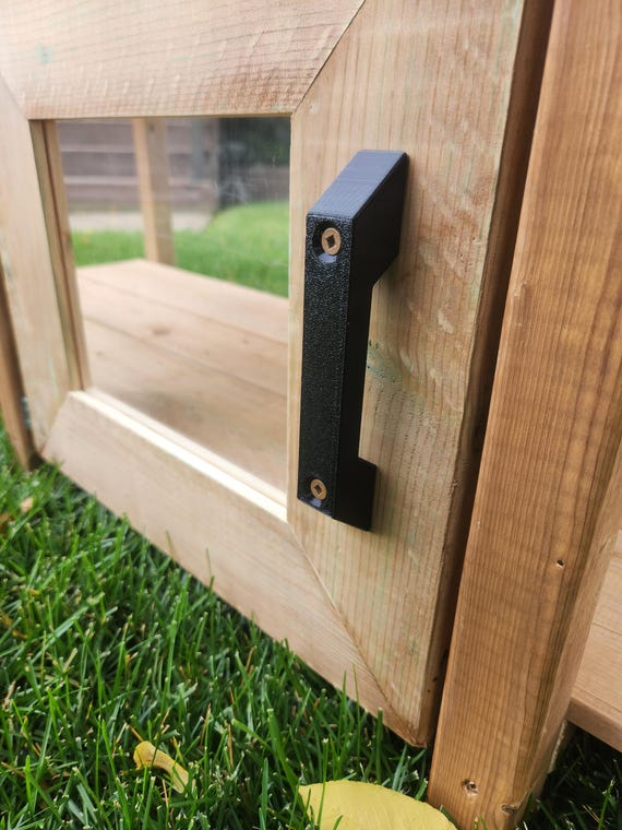 Oven Door Handle Accessory For The DIY Mud Kitchen Build. Made With Durable and UV/Weather Resistant Materials For Pretend Play.