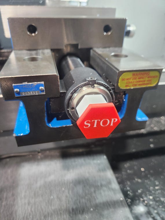 Magnetic Vice Handle Stopper including Kurt, Wilton, Palmgren, Schunk, Jergens, Bison. All Vice Brands With a 3/4 Vice Drive