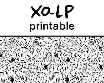 Printable Mystical Coloring Book [5 pages of printable coloring pages]