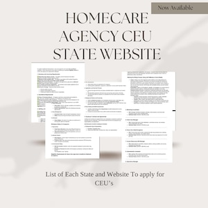 Home Care Business CEU Registrations