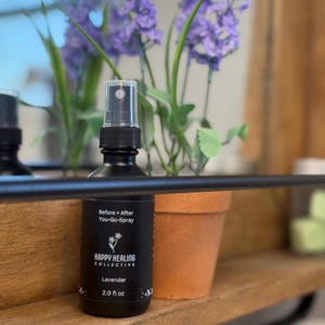 100% reiner Lavendel Badezimmerspray 2 Unzen Flasche Duftfreies Poo Spray ätherisches Öl Badezimmer Lufterfrischer Gesundheit Haus Urlaub Geschenk