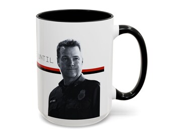 9-1-1 Captain Don Hart Mug (15oz) | Don't Talk To Me Until I've Had My Coffee | 911 Don | Chris O'Donnel | NCIS LA | Don Hart