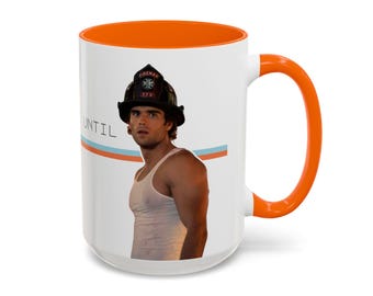 9-1-1 Blue Mug | Don't Talk To Me Until Blue and I Have Had Coffee | Hunter McVey | 911 Blue | Bennings | Ceramic Mug | 15oz Mug