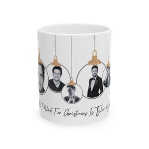 Tyler Hynes Ceramic Mug (11oz), All I Want For Christmas is Tyler Hynes, Hallmark, Christmas Movie, Hallmark Actor, Three Wise Men