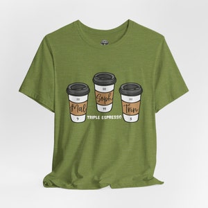 USWNT Triple Espresso Shirt, Mallory Swanson, Trinity Rodman, Sophia Smith, USA Soccer Shirt, USWNT Shirt, Women's Soccer Shirt, Unisex Heather Green