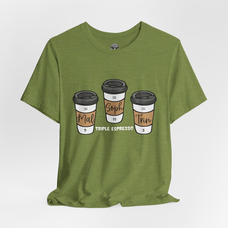 USWNT Triple Espresso Shirt, Mallory Swanson, Trinity Rodman, Sophia Smith, USA Soccer Shirt, USWNT Shirt, Women's Soccer Shirt, Unisex Heather Green