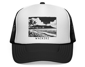 Vintage Hawaii Snapback Hat Cap Quality Embroidered Mesh