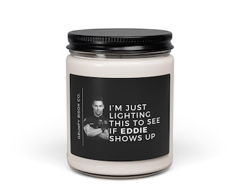 Lighting This to See if Eddie Shows Up Candle, 911 Buddie, Ryan Guzman, 911 Nashville, Firefighter, 9-1-1 Fan, Funny Candle, Eddie Diaz