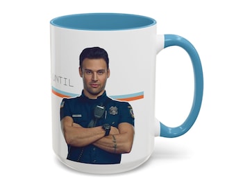 Taza de Eddie del 9-1-1 / No me hables hasta que Eddie y yo hayamos tomado café / Ryan Guzman / 911 Buddie / Eddie Diaz / Taza de cerámica / Taza de 444 ml