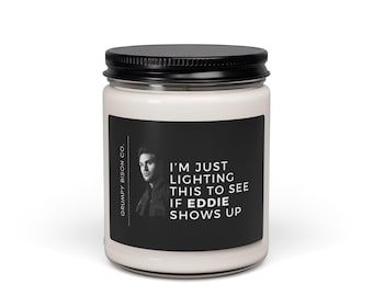 Lighting This to See if Eddie Shows Up Candle, 911 Buddie, Ryan Guzman, 911 Nashville, Firefighter, 9-1-1 Fan, Funny Candle, Eddie Diaz