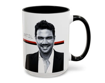 Ryan Paevey Mug (15oz) | Don't Talk To Me Until I've Had My Coffee | Hallmark | Christmas Movie | Hallmark Actor | Ceramic Mug