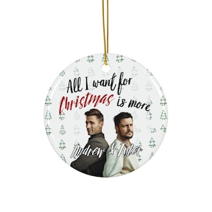 Tyler Hynes Andrew Walker Ornament &quot;All I Want For Christmas&quot; | Ceramic | Christmas Tree | Hallmark Christmas | Three Wise Men and a Baby