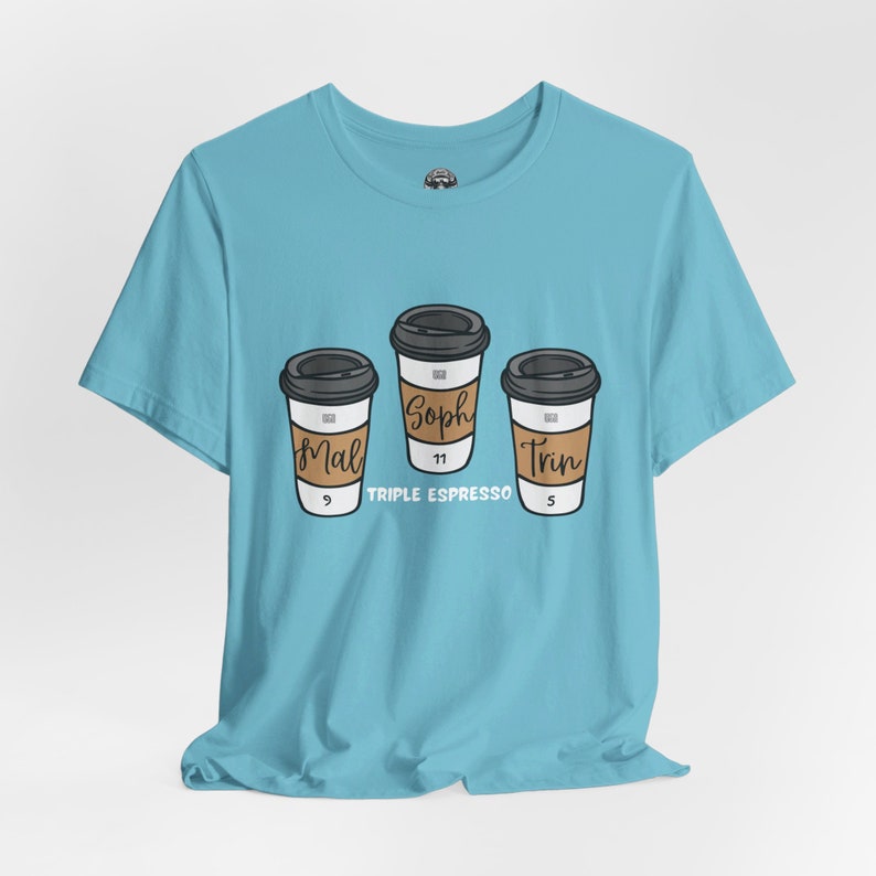 USWNT Triple Espresso Shirt, Mallory Swanson, Trinity Rodman, Sophia Smith, USA Soccer Shirt, USWNT Shirt, Women's Soccer Shirt, Unisex Turquoise