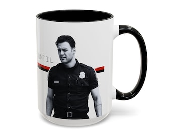 9-1-1 Eddie Diaz Mug (15oz) | Don't Talk To Me Until I've Had My Coffee | 911 Buddie | Ryan Guzman | Ceramic Mug | 911 Diaz