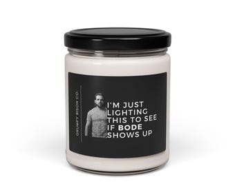 Lighting This to See if Bode Shows Up Candle, Fire Country Bode, Max Thieriot, Fireman, Firefighter, Fire Country Fan, Funny Candle
