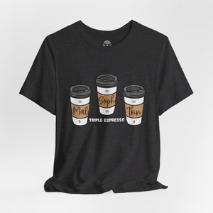 USWNT Triple Espresso Shirt, Mallory Swanson, Trinity Rodman, Sophia Smith, USA Soccer Shirt, USWNT Shirt, Women's Soccer Shirt, Unisex Dark Grey Heather