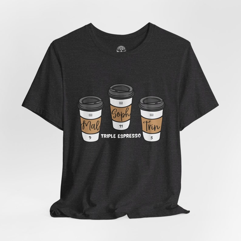USWNT Triple Espresso Shirt, Mallory Swanson, Trinity Rodman, Sophia Smith, USA Soccer Shirt, USWNT Shirt, Women's Soccer Shirt, Unisex Dark Grey Heather