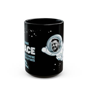 Tyler Hynes Black Mug (15oz), Give Me Some Space Unless, Hallmark, Christmas Movie, Hallmark Actor, Three Wise Men