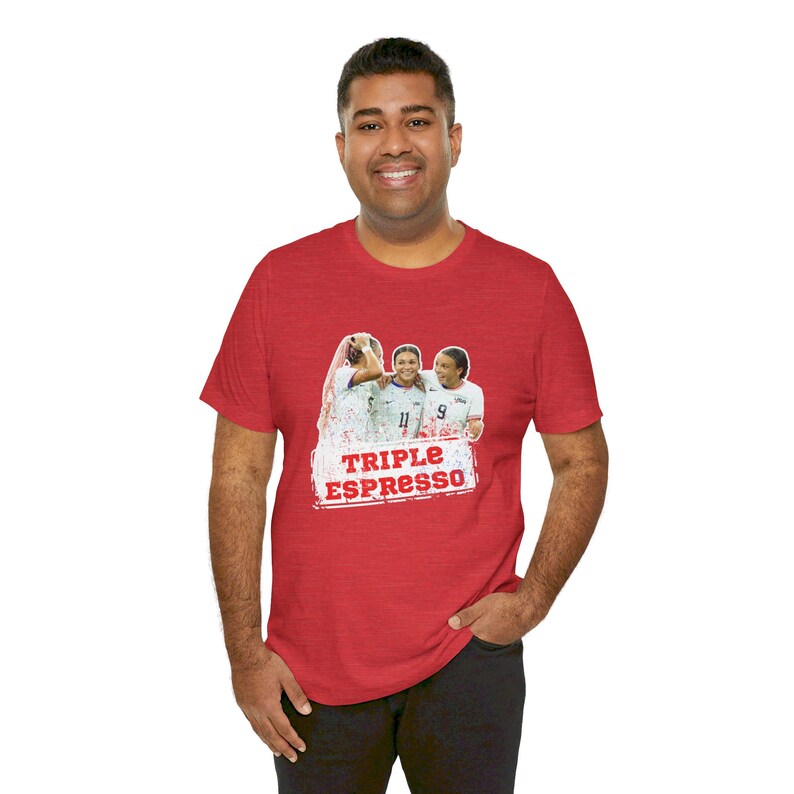 USWNT Triple Espresso Swanson Rodman Smith T-Shirt - Mallory Swanson, Trinity Rodman, Sophia Smith, USA Soccer, USWNT Shirt, Women's Soccer image 9