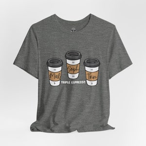 USWNT Triple Espresso Shirt, Mallory Swanson, Trinity Rodman, Sophia Smith, USA Soccer Shirt, USWNT Shirt, Women's Soccer Shirt, Unisex Deep Heather