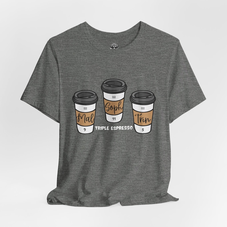 USWNT Triple Espresso Shirt, Mallory Swanson, Trinity Rodman, Sophia Smith, USA Soccer Shirt, USWNT Shirt, Women's Soccer Shirt, Unisex Deep Heather