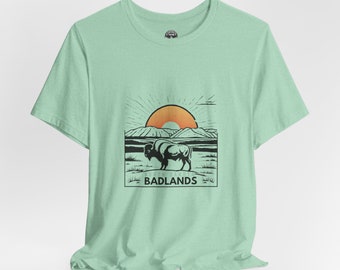North Dakota Badlands Shirt, Unisex, Midwest Shirt, Women&#39;s Shirt, Men&#39;s Shirt, North Dakota Shirt, Medora, Travel