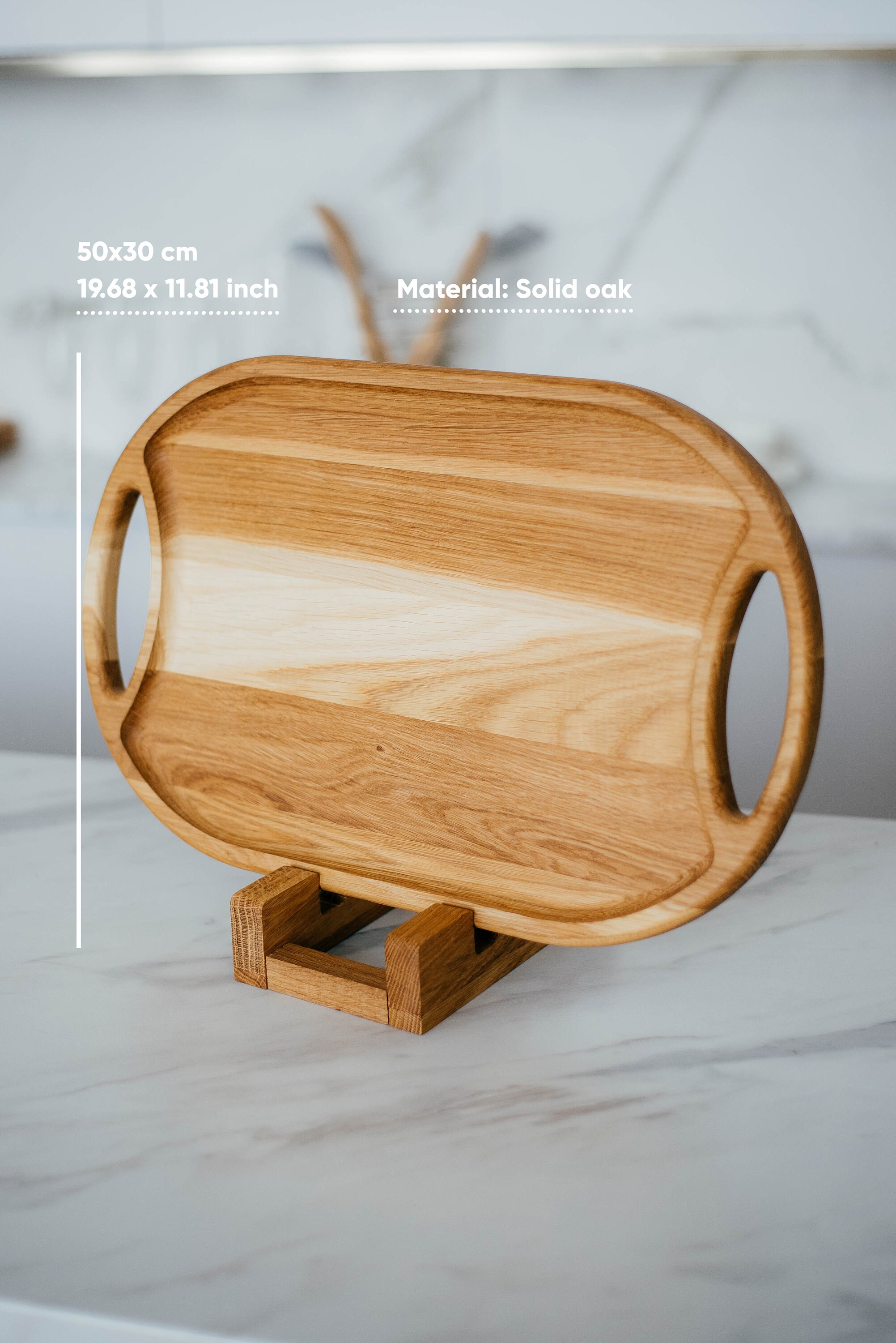 Hand Pressed Oval Tray - Plum main image 0
