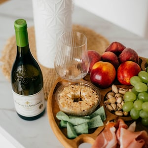 Mesa portátil de madera, mesa de vino para exteriores, bandeja plegable, mesa de picnic, regalo de inauguración de la casa, regalo de boda, regalo de aniversario