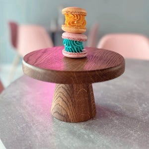 Rustic Wooden Cake Stand – Wedding Cake Stand  – Dessert Stand, Cupcake Display, Wedding Table Decor, Perfect Hostess or Housewarming Gift