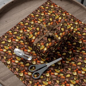 Pot Roast Wrapping Paper: Foodie Gift Wrap