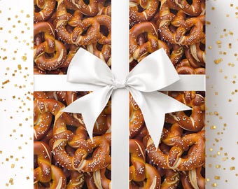 Pretzel Wrapping paper: Oktoberfest Gift Wrap