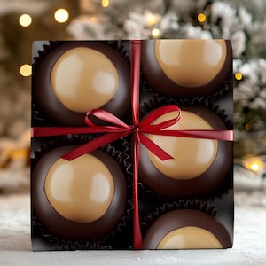 Buckeye candy Wrapping paper: Ohio Gift Wrap, Foodie