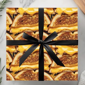 Grilled Cheese Sandwich Gift Wrap: Foodie Wrapping Paper
