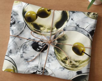 Martini Wrapping Paper: Cocktail Gift Wrap