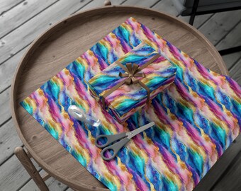 Marbled Gift Wrap: Marble Wrapping Paper