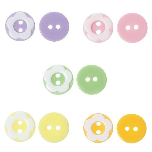 Doll Clothes Buttons Baby Sweater Buttons Flower Buttons Etsy