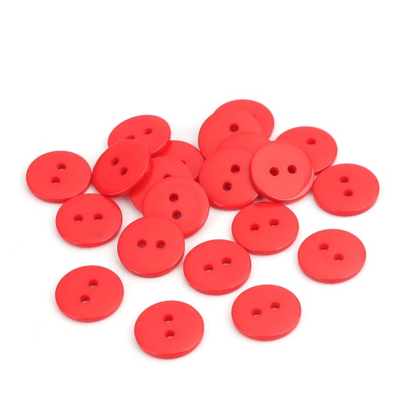 14 Cute Dot Resin Novelty Buttons Kids Craft Knitting Sewing Toppers Cards 17mm 