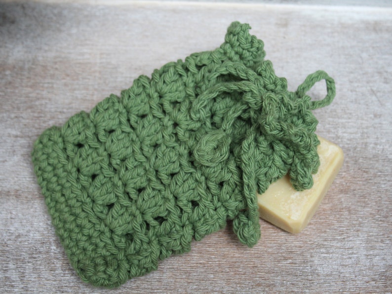 Set of 2 PDF crochet patterns, Soap saver patterns 1 and 2, Soap pouch, Soap bag, DIY crochet image 6