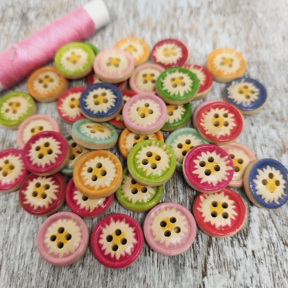 Buttons for Sewing and Knitting, Cute Children Buttons, Buttons