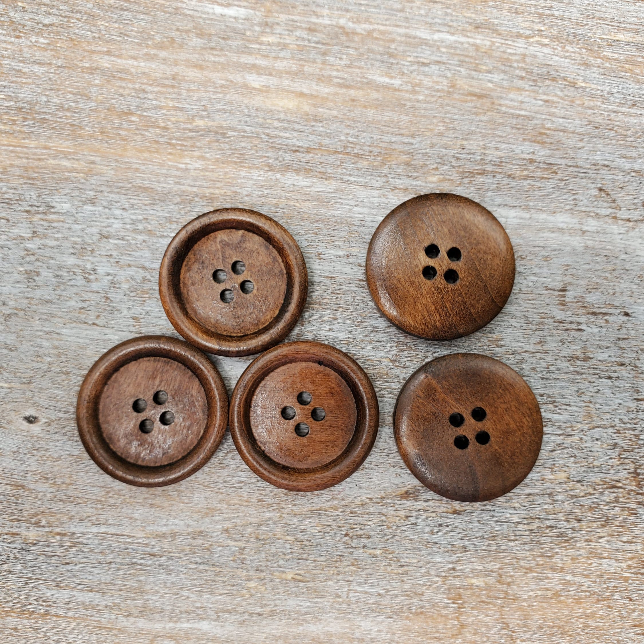 Wood buttons for knitting and sewing Wooden Coat buttons | Etsy
