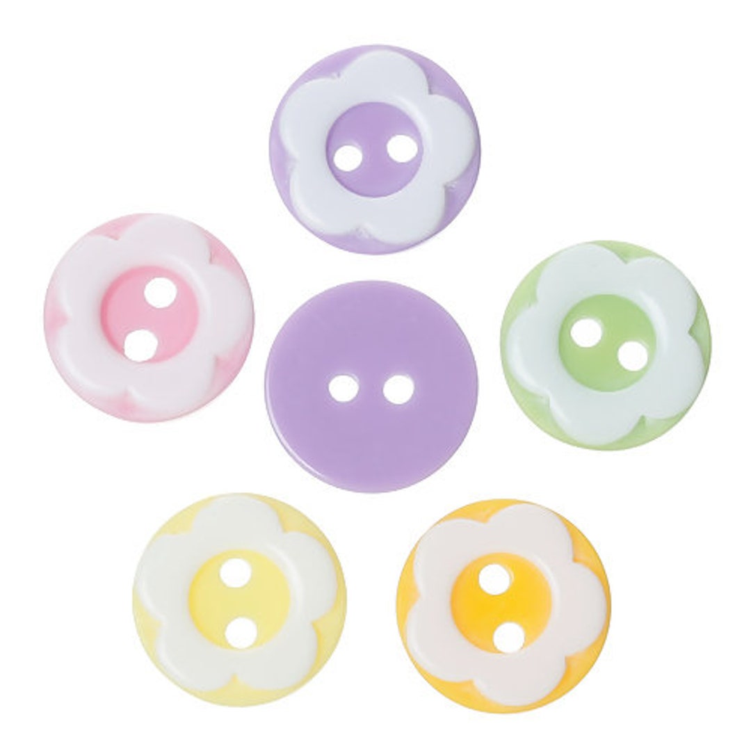 Doll Clothes Buttons Baby Sweater Buttons Flower Buttons Etsy