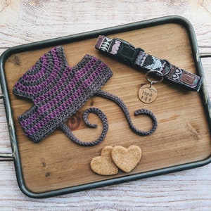 PDF crochet pattern, BamBam Pup Hat, Best selling crochet, Puppy dog crochet hat, 6 sizes, XXS thru XL sizes, Pattern 5 image 1